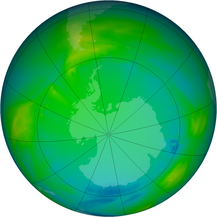Ozone Map 2007-07-21